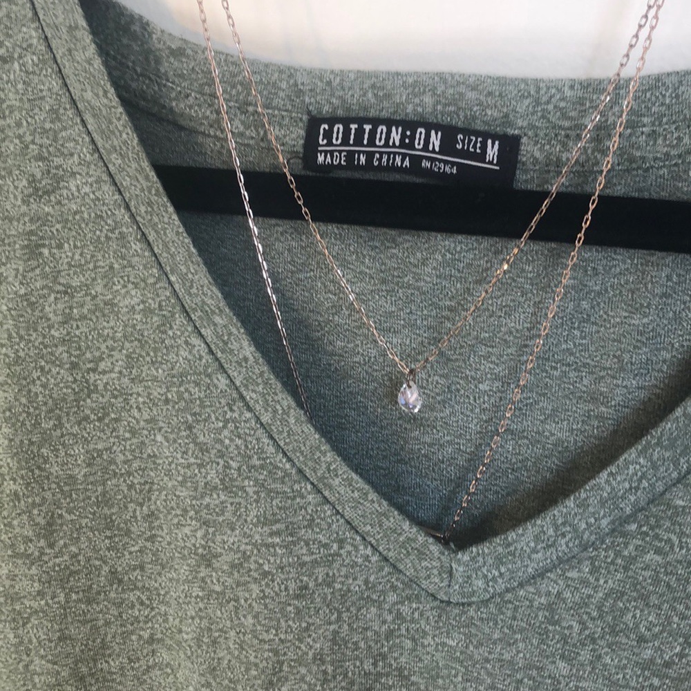 Cotton On Heather Green Super Soft T-Shirt! - Picture 2 of 3